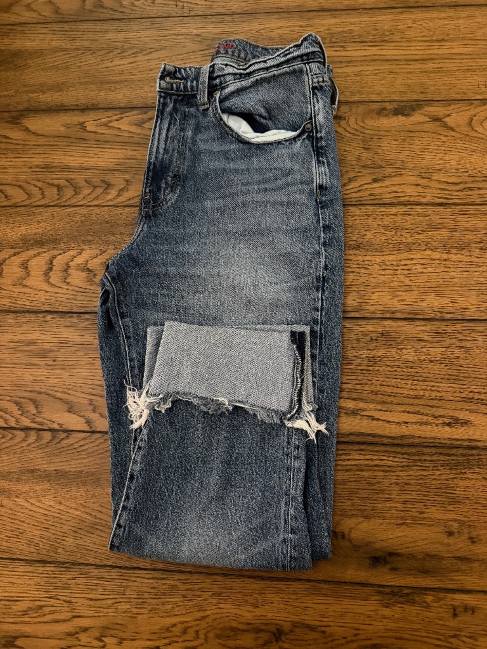Lucky Brand ‘90s Loose High Rise Crop Jeans Size 8/29